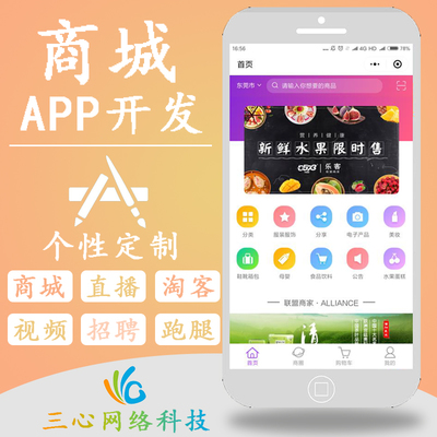 软件app定制开i发手机系统IOS应用购物商城代驾直播教育小程序制